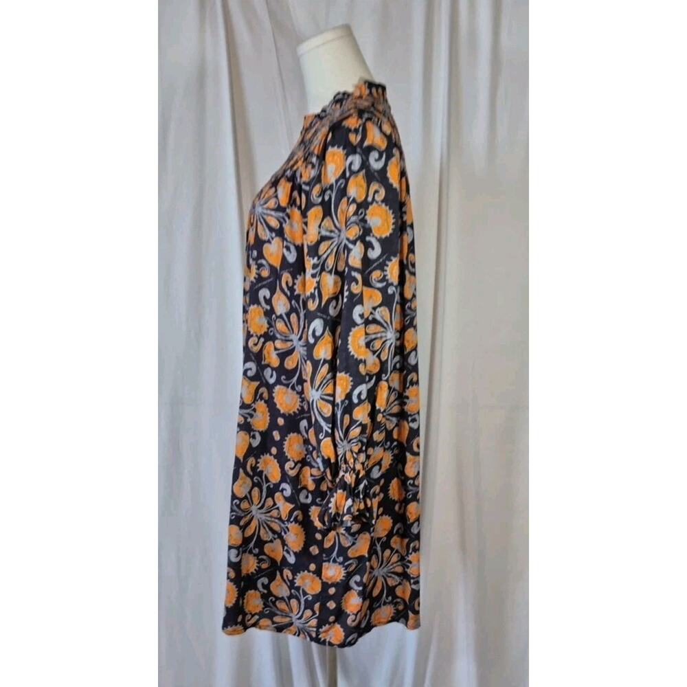 Anthropologie Porridge Isabel Orange Floral Mini Dress XS - Picture 6 of 10